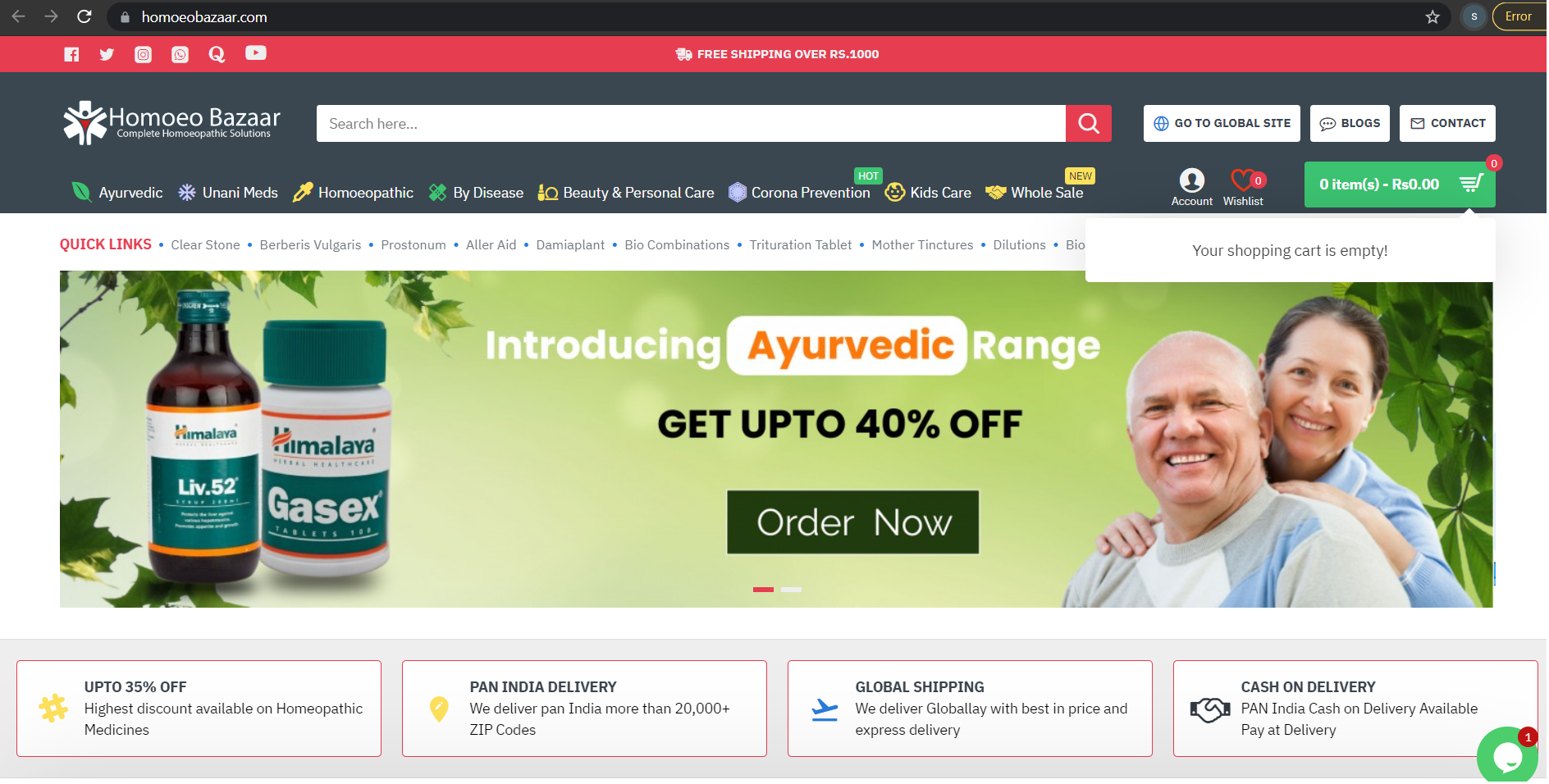 Homeopathic Medicine Online