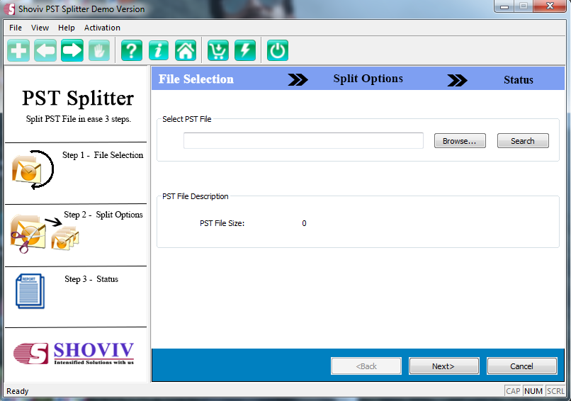 Split PST Files with PST Splitter Using Three Easy Steps