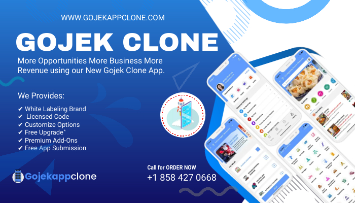 Gojek Clone App - Let Your Startup Rake In Profits From Today!