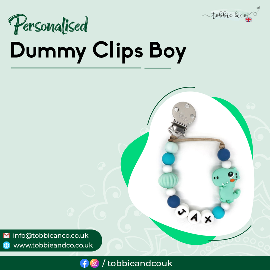 Personalised Dummy Clips Boy