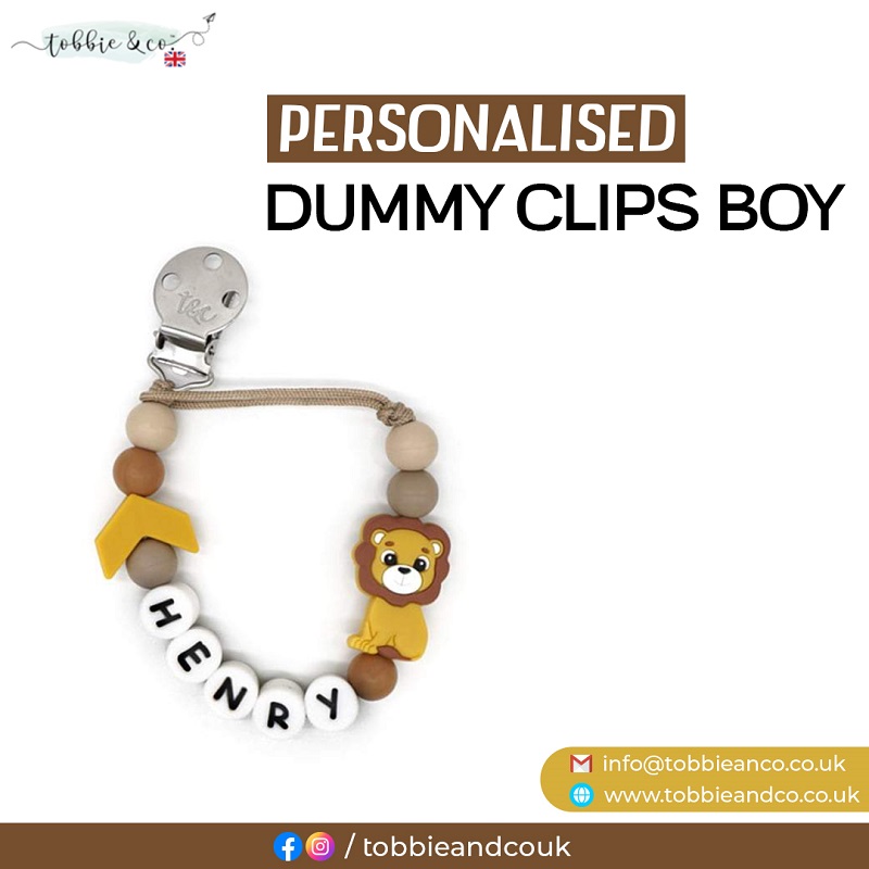 Personalised Dummy Clips Boy
