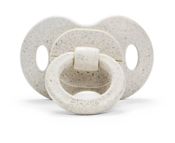 Elodie | Bamboo Pacifiers Natural Rubber 3+ months - Lily White