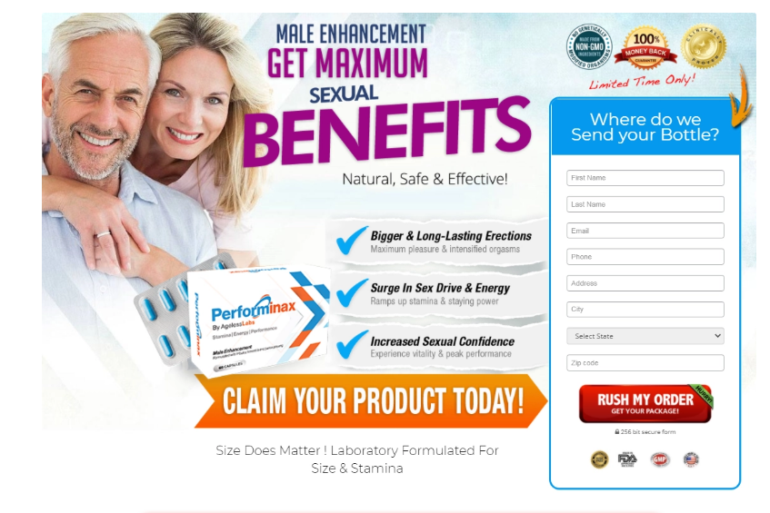 Performinax Male Enhancement - Benefits, Reviews, Price And Ingredients