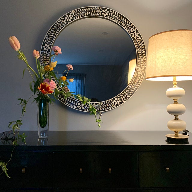 BONE INLAY MIRROR