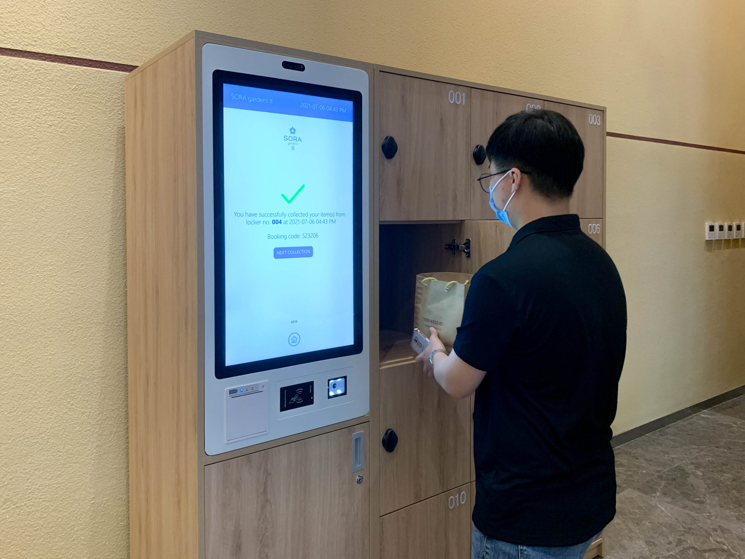 Ung dung cua Smart Locker tai cac truong dai hoc