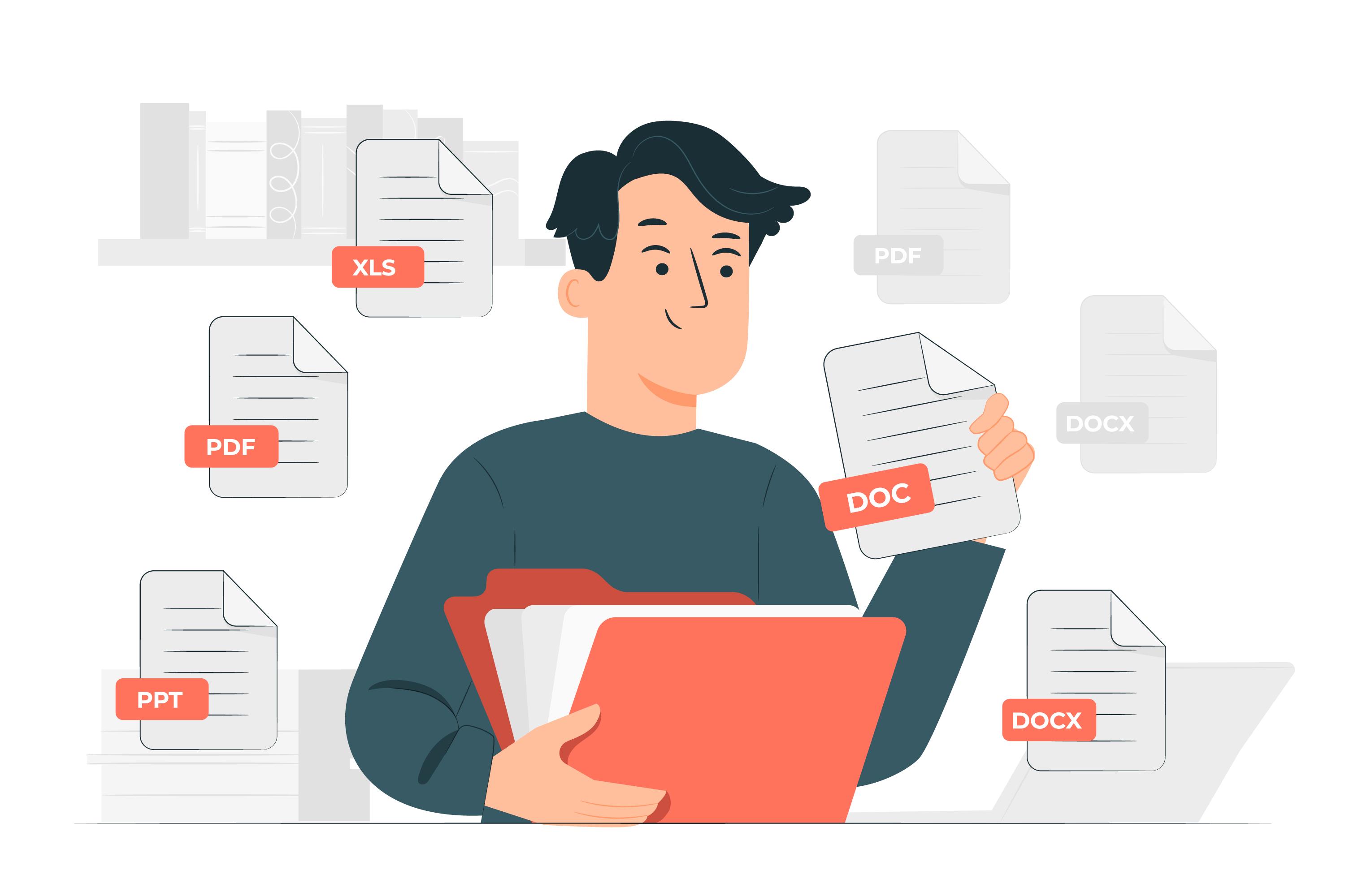 Is it possible to convert excel to pdf and image to pdf format?