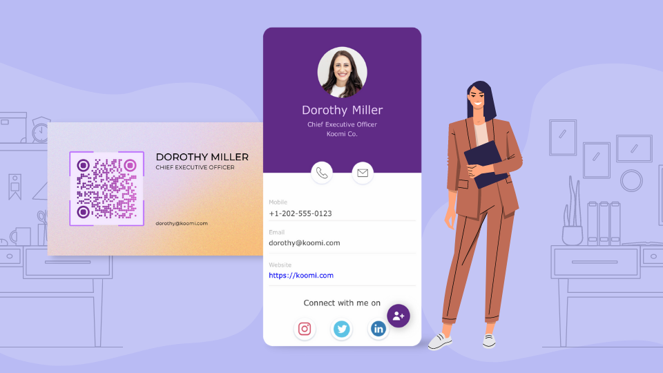 14 QR Code Business Card Templates & Design Ideas: Impress Your Audience