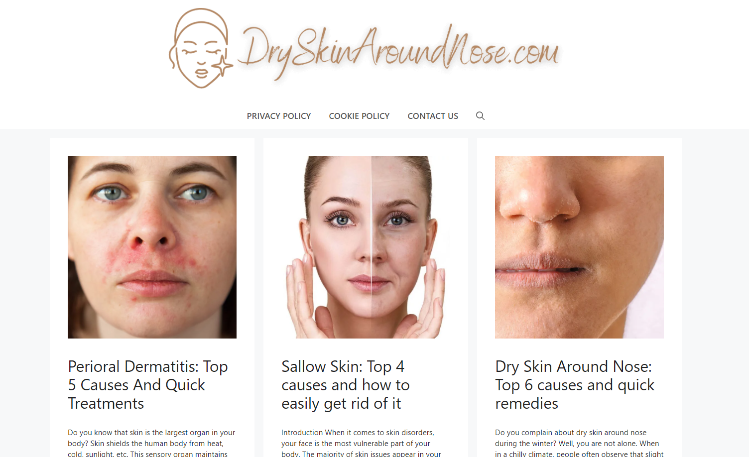 DryskinAroundNose.com