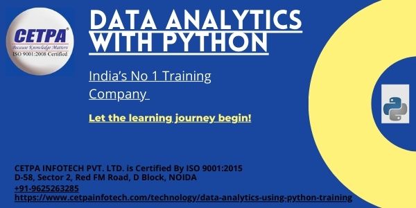 Enhance your career in Data Analytics Online Course from CETPA Infotech PVT LTD NOIDA