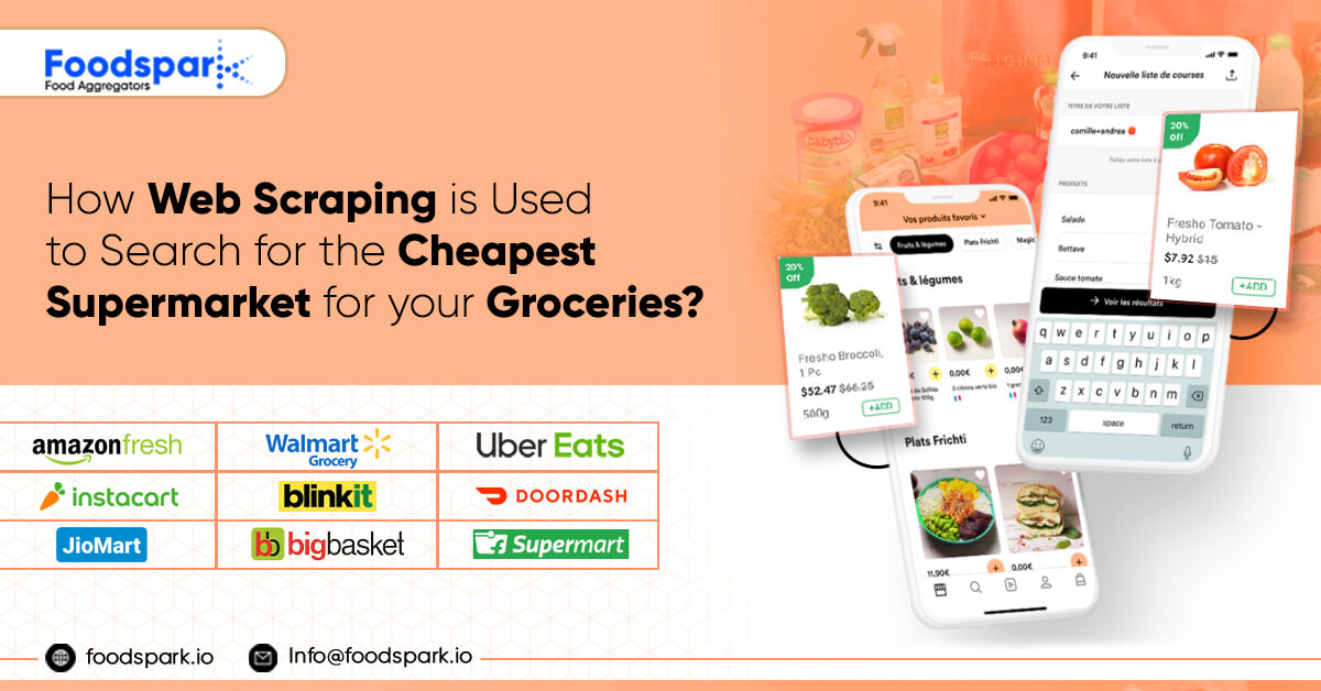 How Web Scraping is Used to Search for the Cheapest Supermarket for your Groceries?