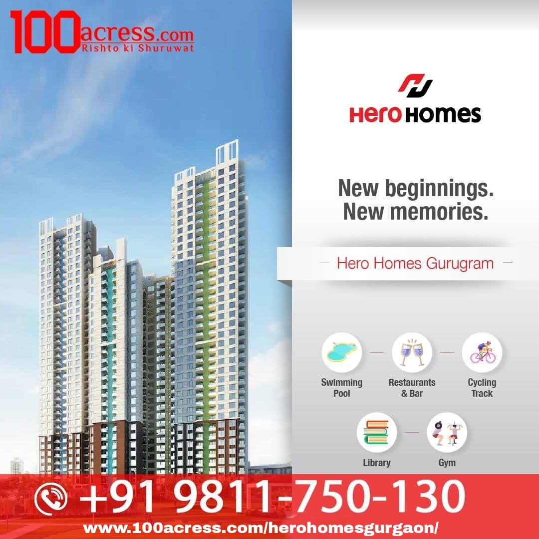 Hero Homes Sector 104 Gurgaon – Luxurious Project on Dwarka Expressway