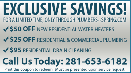 Plumber Services in Spring TX