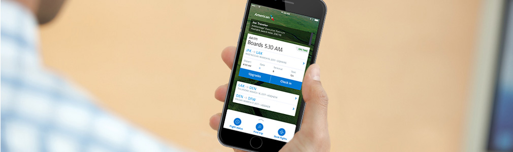 What are the steps to contact the American Airlines by phone