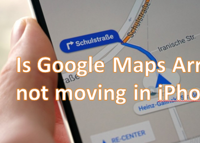 Google Maps Arrow Not Working on iPhone