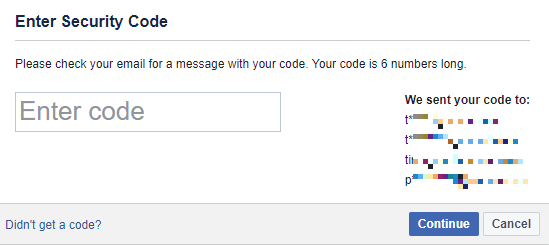Not Receiving Facebook Password Reset Code Email - Wattpad