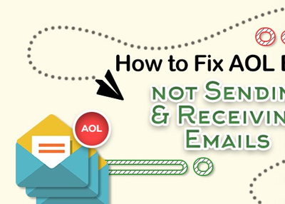How can you rectify the error of AOL not receiving emails?