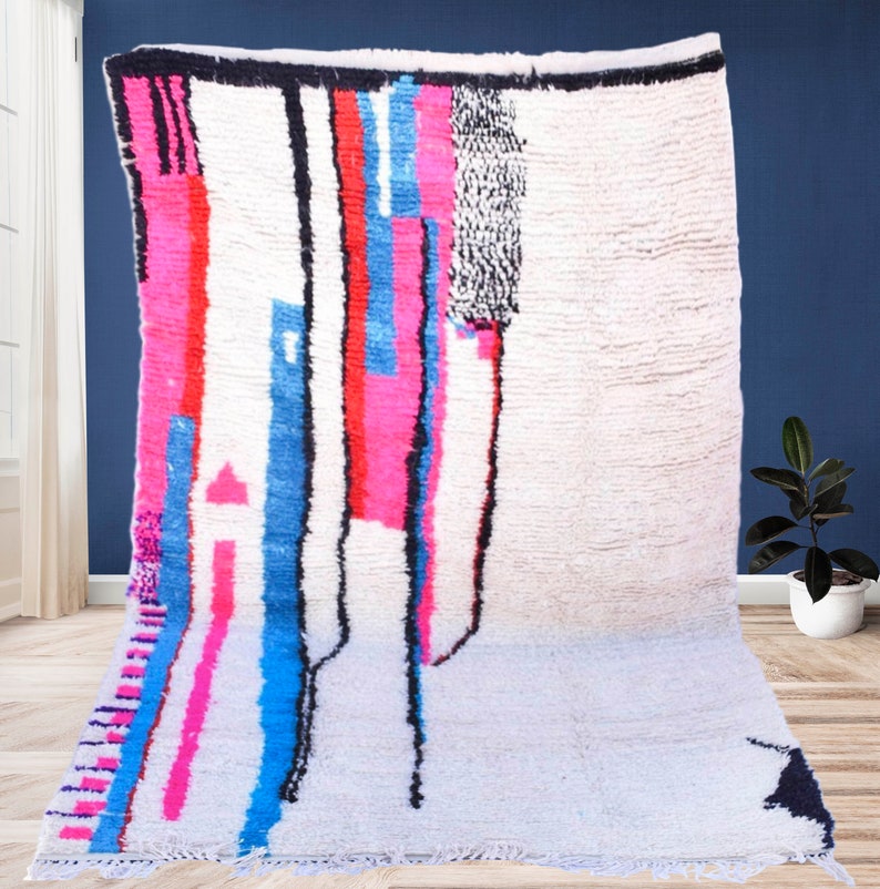 Exotic Designed Moroccan rug