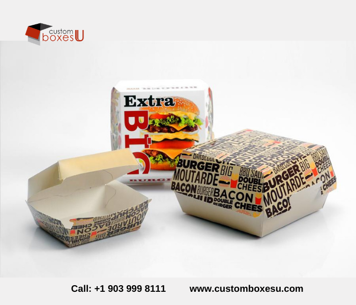 Buy Custom Burger Boxes at 30% Discount in USA