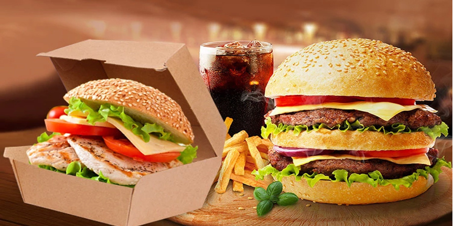 Eco Friendly Kraft Burger Boxes in London, UK