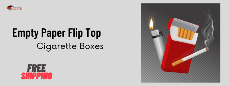 Empty paper flip top cigarette boxes at best price in UK