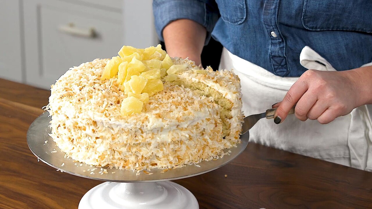Coconut Cake with Pineapple Filling Chicago | Bridgeport Bakery