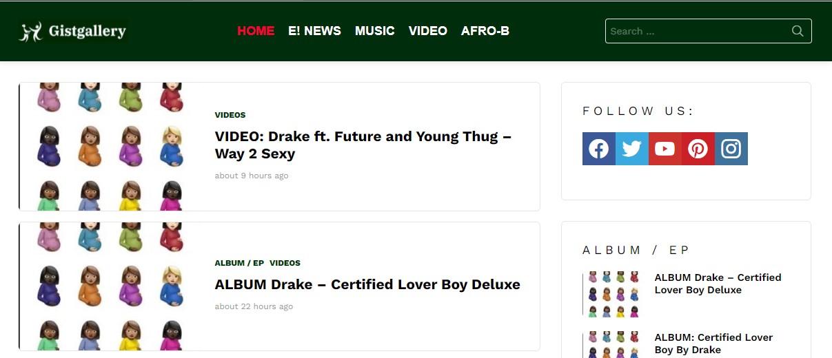 Gistgallery | Verified Platform For Music & Video Download