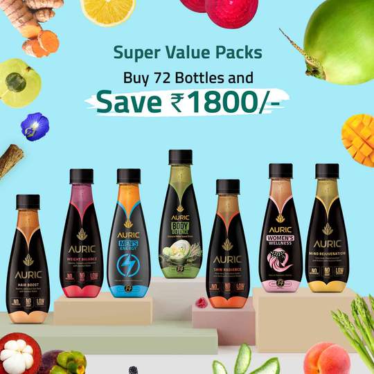Super Value Packs 72 Bottles - The Auric