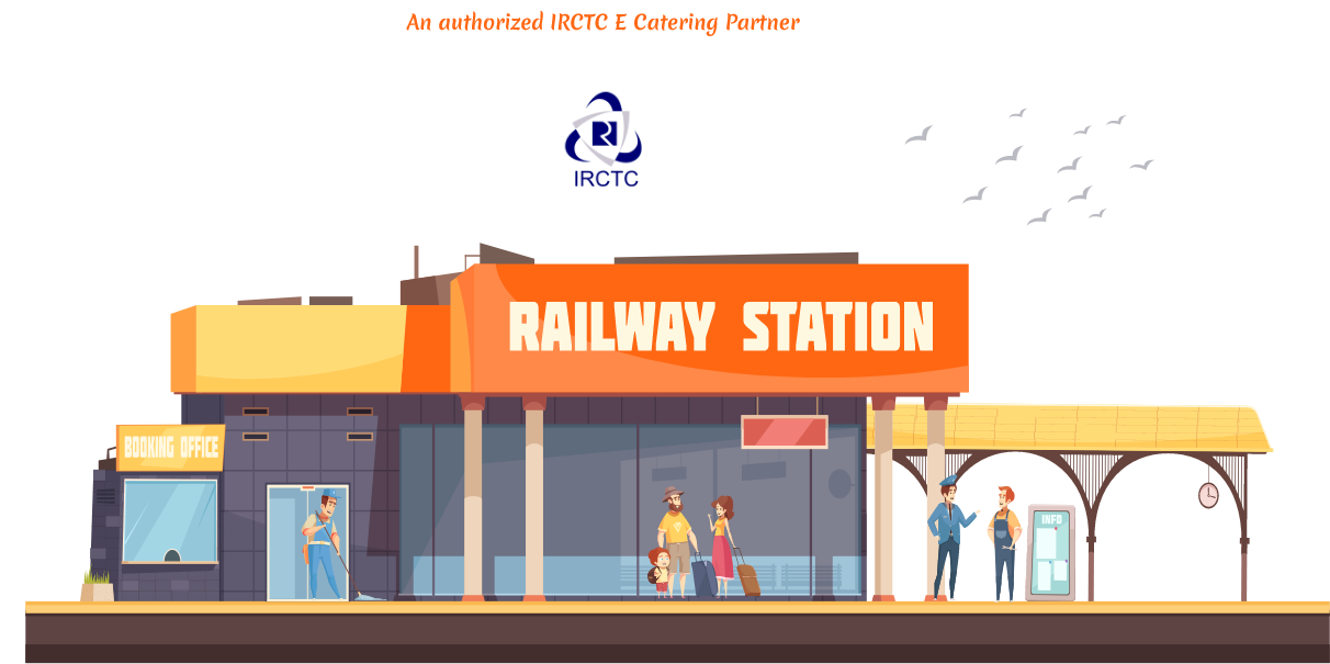Order food in train at BINA - BINA - OLF