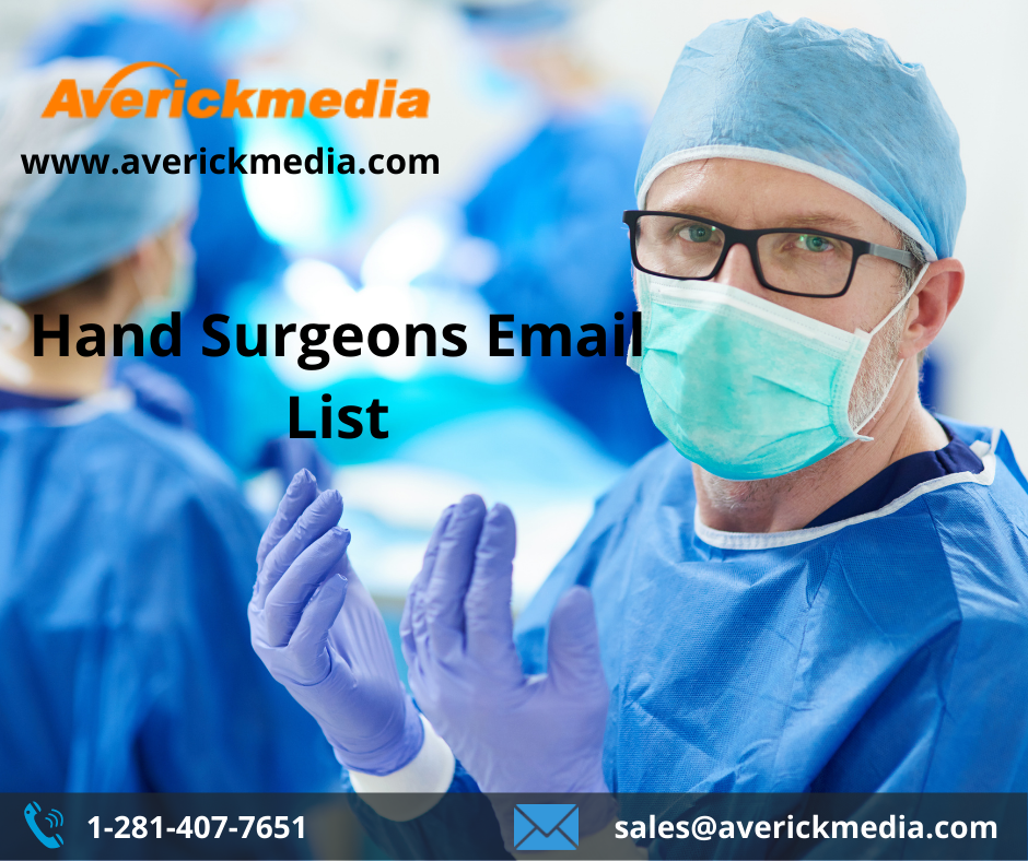 Hand Surgeons Email List | Orthopedic Hand Surgery Directory List
