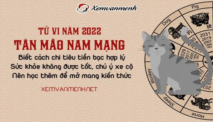 Xem tử vi tuổi Tân Mão năm 2022 nam mạng #2011