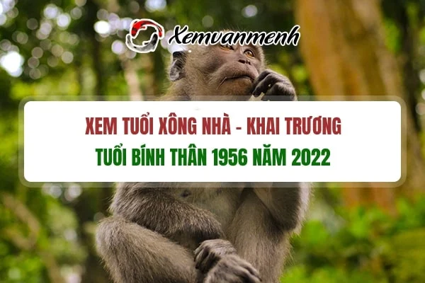 Xem tuổi xông đất mở hàng đầu năm 2022 cho tuổi bính thân 1956 
