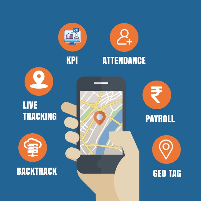 Employee location tracking app/ Field Staff Management & Productivity