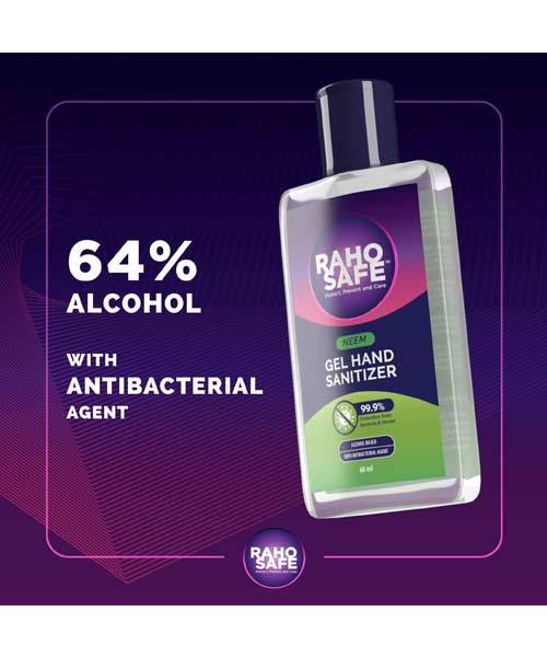 Get Raho Safe Neem Gel Hand Sanitizer at Online store | TabletShablet