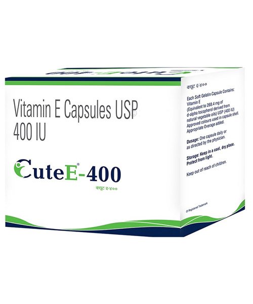Buy Cute E 400 Capsule from Online Store | TabletShablet