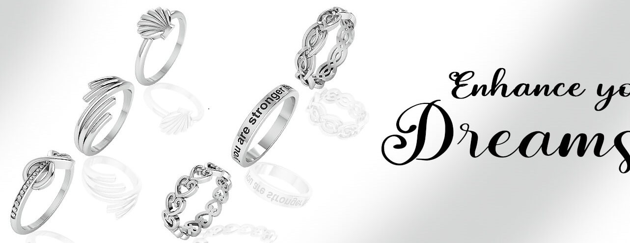 Trending Elegant silver rings