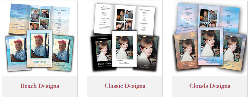 Types of Funeral Programs