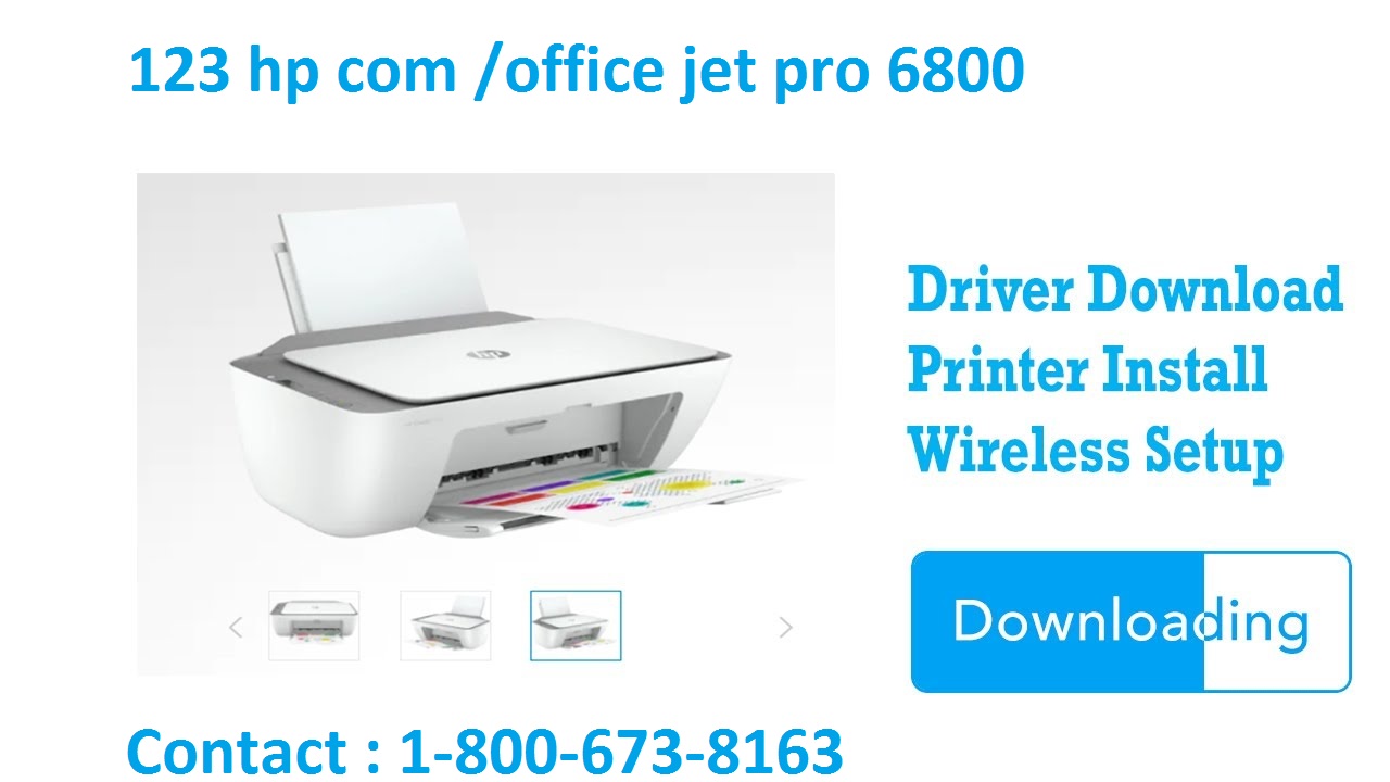 HP Officejet Pro 6800 Printer Setup And Installation