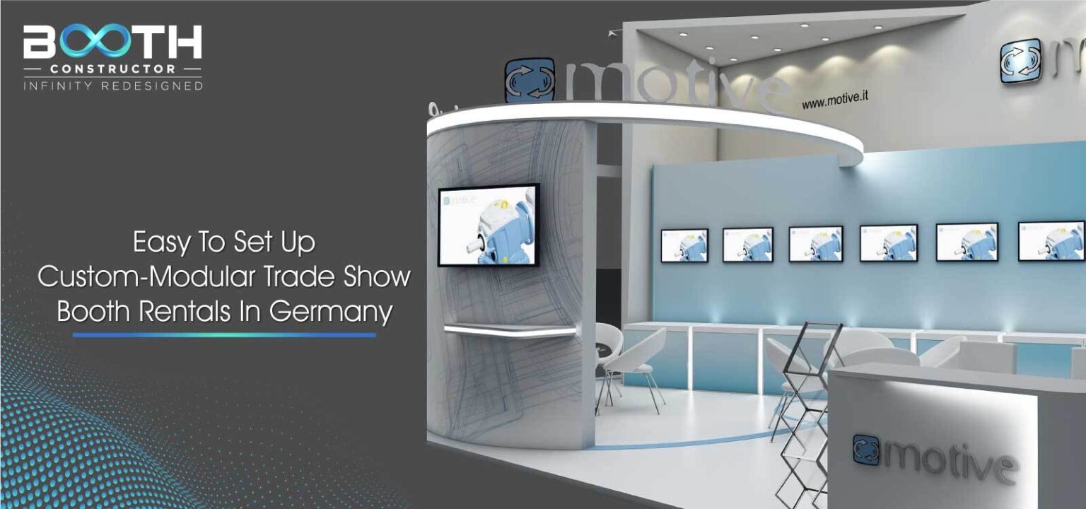 Custom Modular Trade Show Booth Rentals In Germany