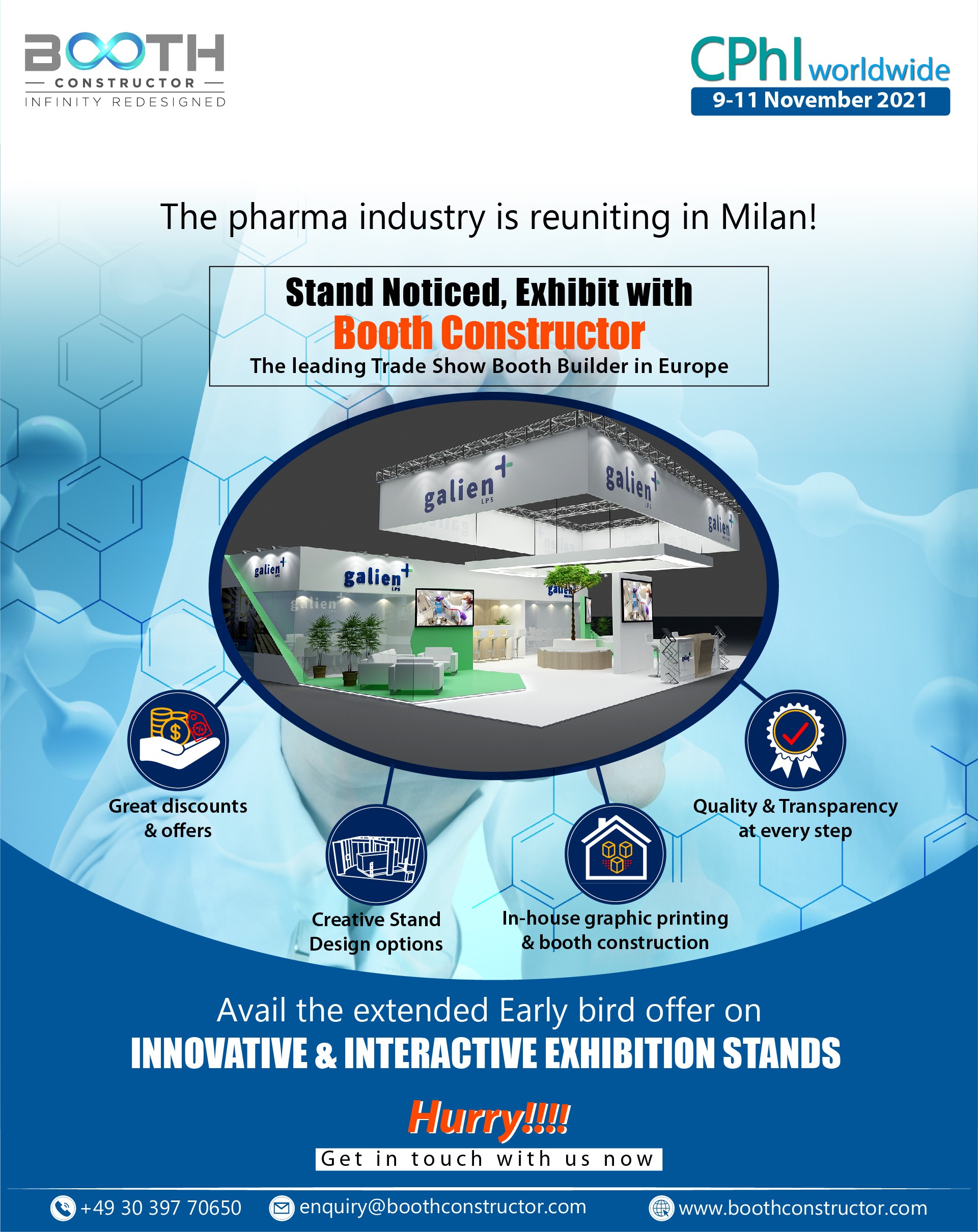 CPhI Worldwide in 2021 Milan Italy