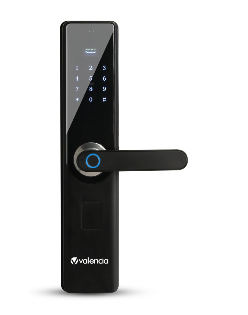 Smart Keyless Door lock with Fingerprint for Home in India - Valencia Online