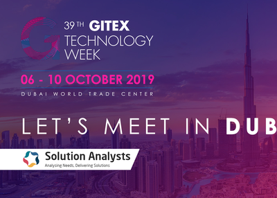 Solution Analysts to Visit GITEX Technology Week 2019 in Dubai