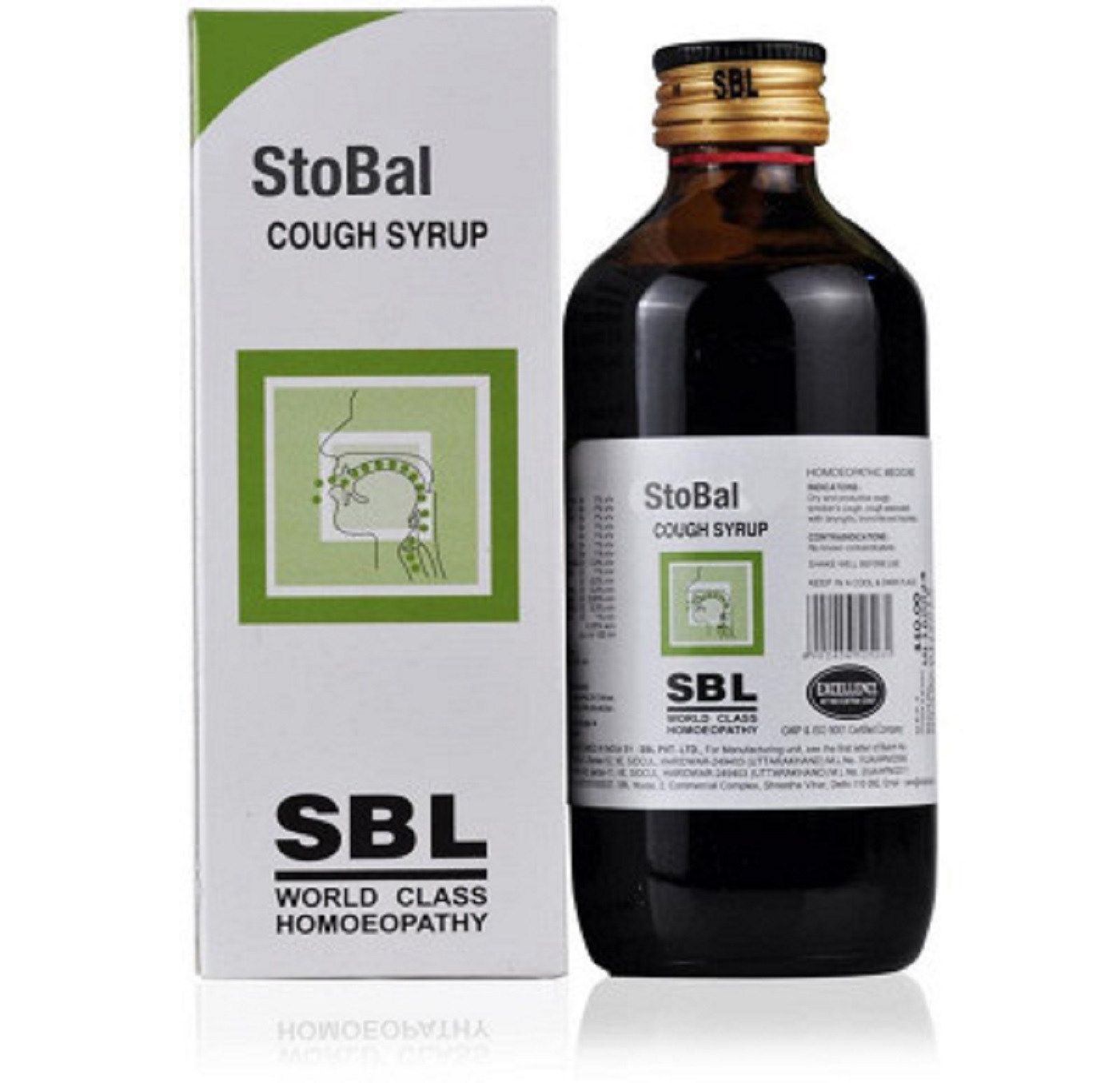 SBL Stobal Cough Syrup For Wheezes Cough, Wet and Dry Cough