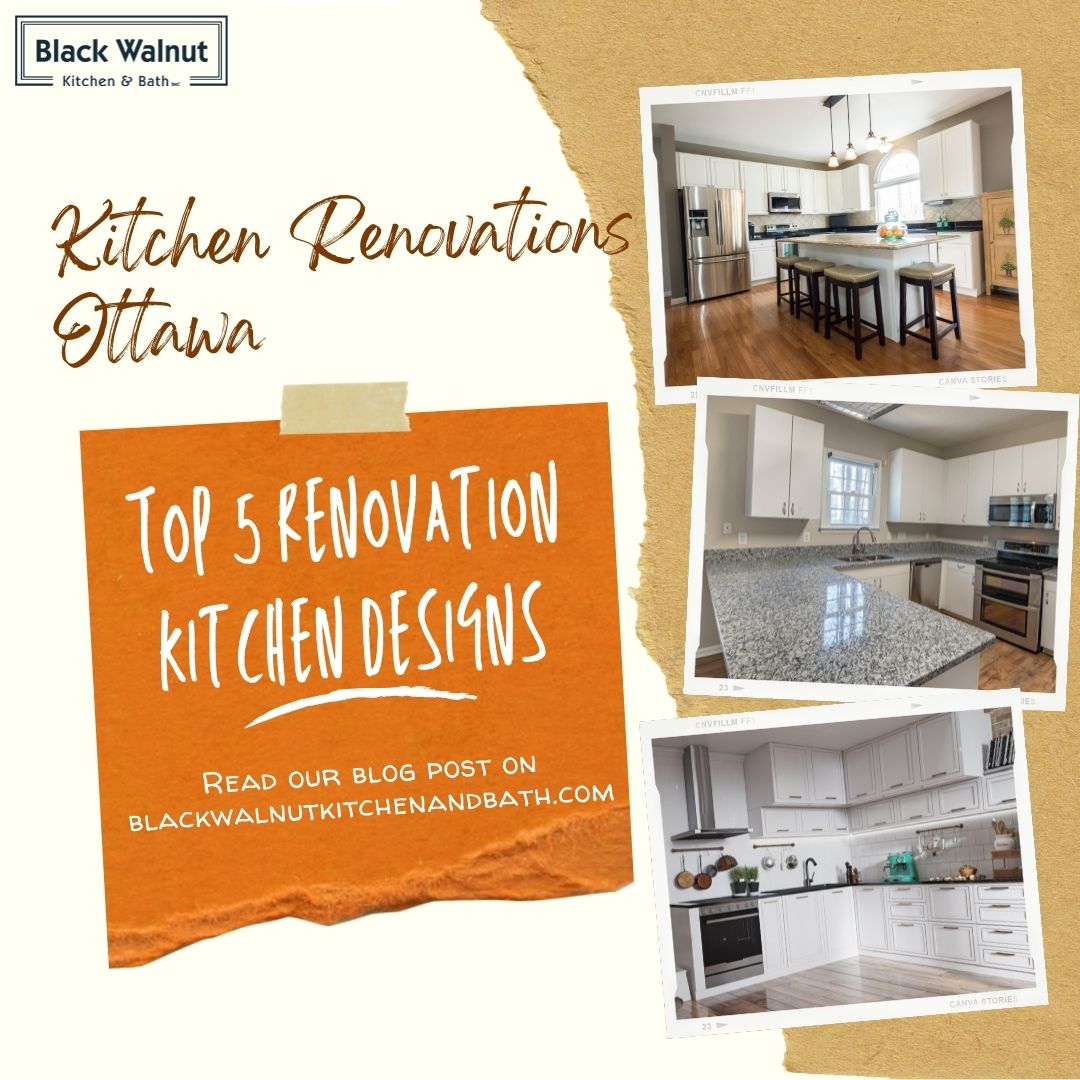 Kitchen Renovations Ottawa Greater Remodelling Services | Black Walnut K&B