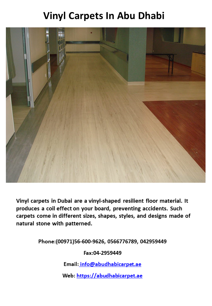 Vinyl Carpets In Abu Dhabi