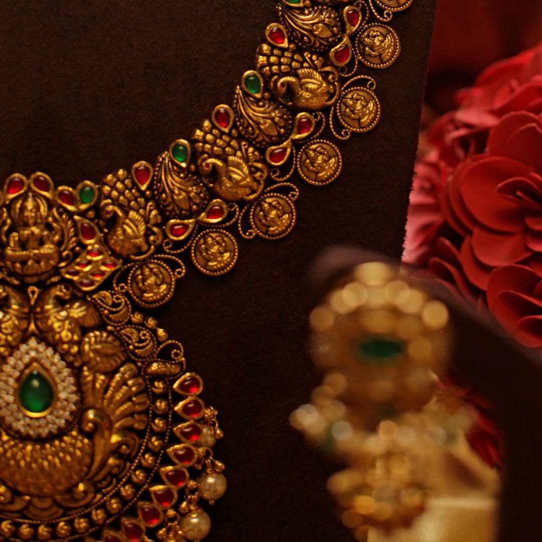 Gold Long Haram  Necklace for Bridal