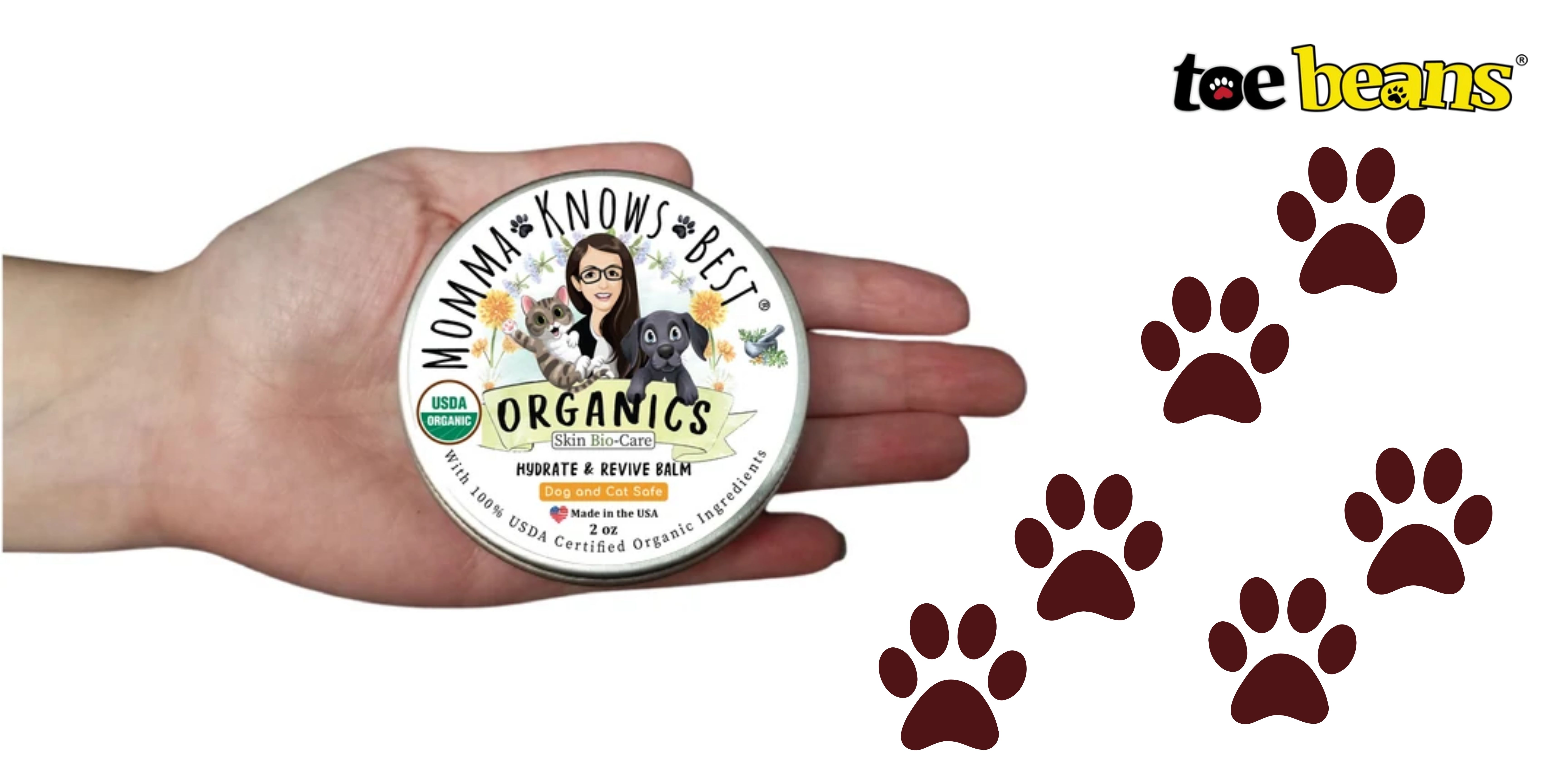 Organic Dog Paw Balms With Healing Properties