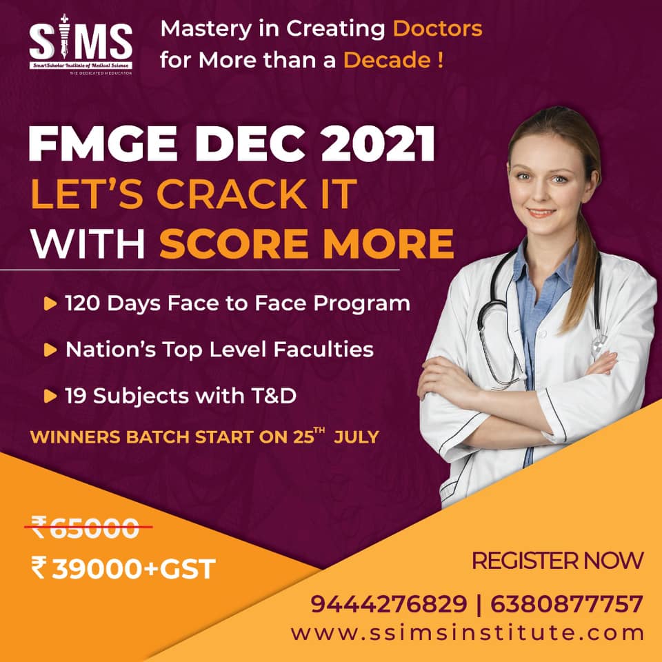 Are your looking for Best Coaching Center for FMGE/MCI in Chennai ?