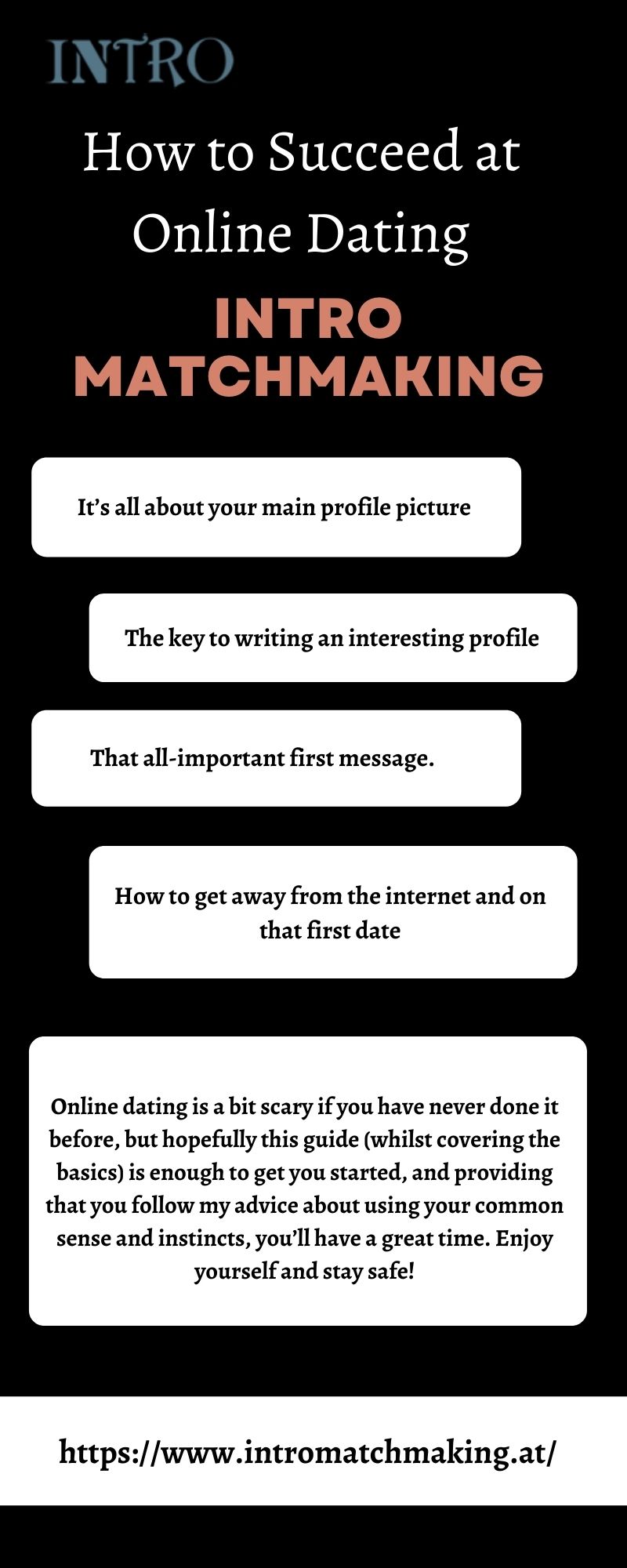 How to Succeed At Online Dating- Intro Matchmaking