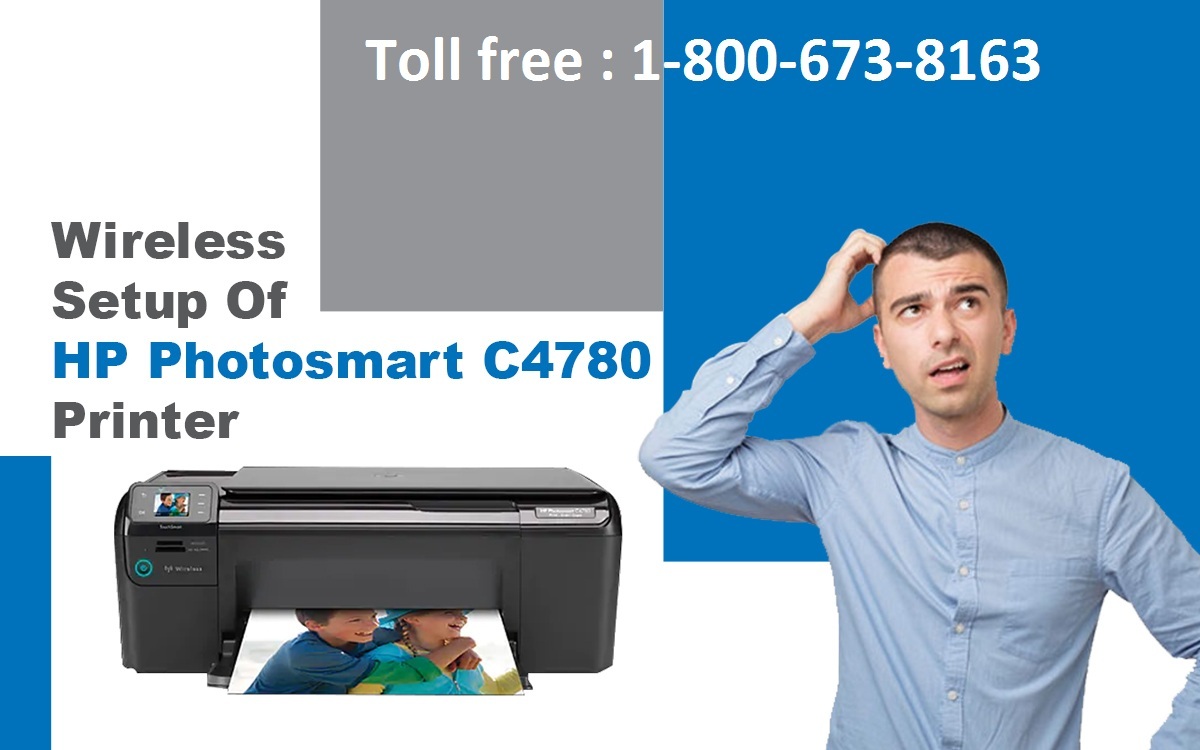 Wireless Setup of HP Photosmart C4780 Printer
