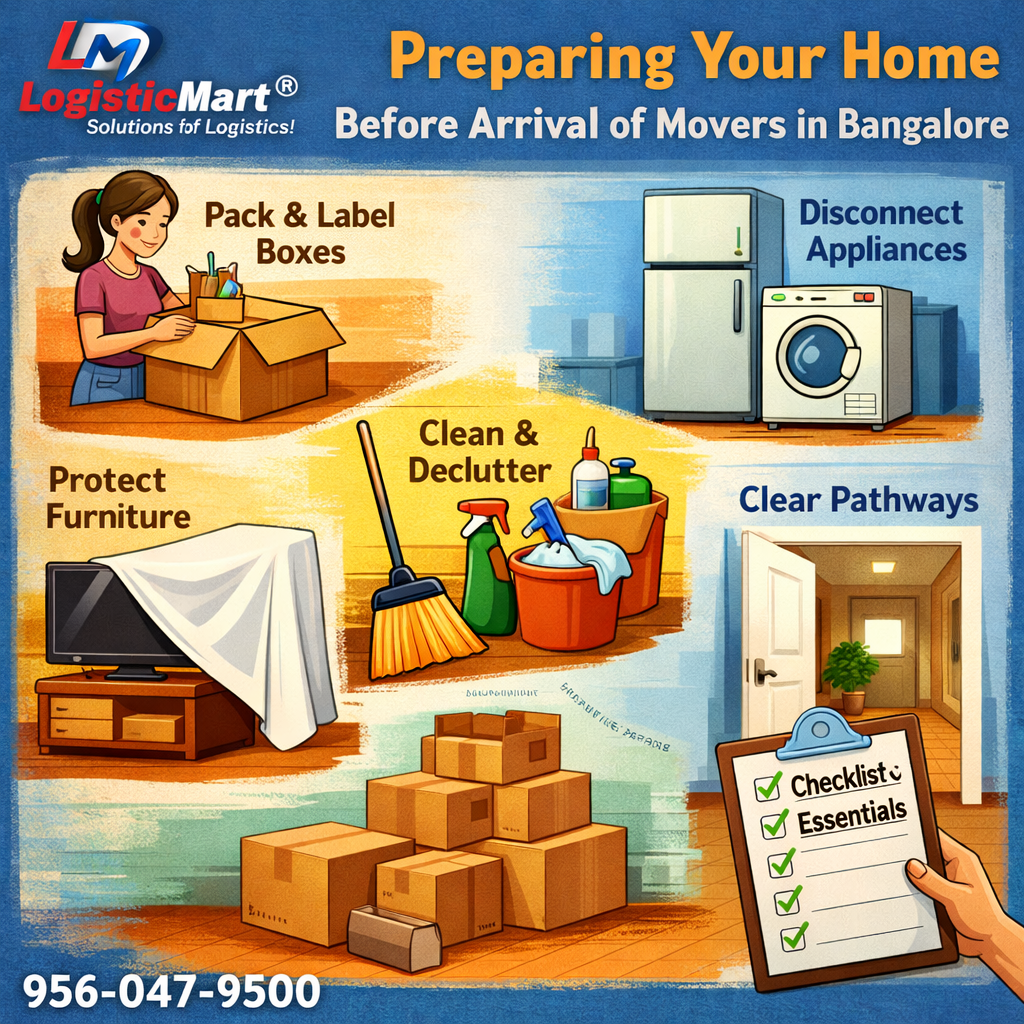 How to Prepare Your Home Before the Arrival of Packers and Movers in Bangalore?